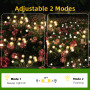 SCNNC Lampes Solaires Lucioles Exterieures Jardin, 8 LED Lumière Solaire Extérieure Luciole IP65 Étanche Blanc Chaud, Firefly La