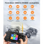 OBD2 Valise Diagnostic Auto Voiture: OBD Diagnostique Auto Multimarque Français avec Lecture en Temps Réel des Données - Lecteur