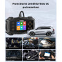 OBD2 Valise Diagnostic Auto Voiture: OBD Diagnostique Auto Multimarque Français avec Lecture en Temps Réel des Données - Lecteur
