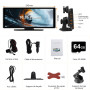 Hexinex Écran CarPlay Voiture 10,26" sans Fil, Compatible CarPlay & Android Auto, avec Dashcam Avant 4K et Caméra Arrière 1080P,