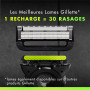 Gillette Labs Lot De 10 Recharges De Rasoir Pour Hommes, AUTHENTIQUES, A 5 Meilleures Lames De La Marque, Barre Exfoliante Pour 