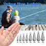 Set de Pêche 125 Pièces - Plombs, Emerillons, Hameçons pour Carpe, Mer, Truite - 5/10/15/20/30/40/50/60g