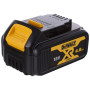 DEWALT - Meuleuse Brushless XR 18V 5Ah Li-Ion - Lame Ø125mm - 1000W - Vitesse à Vide 9000tr/min - Batterie 4 Ah Compatible Avec 