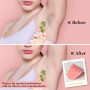 PURECLEAN Kit chauffe cire à épiler - 4 paquets de perles de cire, lotion post-épilation, bol en silicone - 54 articles pour tou