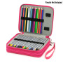 SUMTree 120 Slots Trousse à Crayons de Couleur en PU Cuir Sac de Crayons étui à Crayons Grande capacité pour Amateur ou dessinat