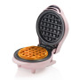 Bestron Mini gaufrier pour gaufres classiques, Machine à petit gaufres avec revêtement anti-adhésif, pour les anniversaires d'en