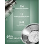 JUILIST Centrifugeuse Extracteur de Jus, pour fruits et Légumes, Goulotte d'Alimentation 65 mm, 3 Réglages, Avec Brosse de Netto