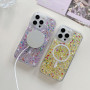 UEEBAI Coque pour iPhone 16 Pro Max, Silicone Paillettes Étui en Ultra Léger et Mince, Housse de Téléphone en Glitter Diamant An