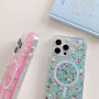 UEEBAI Coque pour iPhone 16 Pro Max, Silicone Paillettes Étui en Ultra Léger et Mince, Housse de Téléphone en Glitter Diamant An