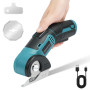 Flintronic Ciseaux Électriques Sans Fil, Cutter Rotatif Électrique avec 2 Lames, Ciseaux Electrique Tissu Couture avec Verrouill