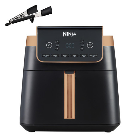 Ninja Air Fryer MAX PRO, 6,2 L, Grand tiroir, rôtir, cuire au four, frire sans huile, familial, antiadhésif, panier/plaque crous