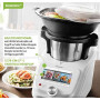Unbekannt SilverCrest Monsieur Cuisine Connect Robot-cuiseur avec accessoires standards Weiß