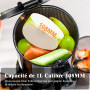 Extracteur de Jus, Fretta Extracteur de Jus de Fruits et Légumes Entiers, Grande Ouverture de 108mm Slow Juicer, 1L Capacité, Pr
