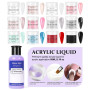 Kit Ongle Acrylique Complet En Gel Avec Lampe Uv 36w,Fraises à électriques,Poudre Acrylique Pour, Beaucoup de décoration manucur