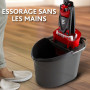 Vileda Ultramax XL Kit Complet, Balai à Plat et serpillière en Microfibre Extra Large, pour Tous Les sols durs, serpillière Dura
