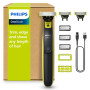 Philips OneBlade 360 Authentique Visage + Corps - Tondeuse à barbe électrique, tondeuse corps et rasoir avec technologie de lame