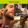 Philips OneBlade 360 Authentique Visage + Corps - Tondeuse à barbe électrique, tondeuse corps et rasoir avec technologie de lame
