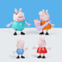 Peppa Pig Peppa et sa Famille de 5, Coffret de Figurines, Rose