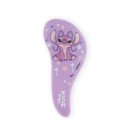 Disney Brosse Démêlante Bébé Enfant Angel – Lilo & Stitch – Cheveux Fins, Bouclés, Épais - Dents Souples, Massage Cuir Chevelu –