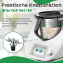 Inwee Couteau Mélangeur pour Thermomix TM7, Couteau Lame de Rechange pour Vorwerk Thermomix TM5, TM6, TM7,TMF en Acier Inoxydabl
