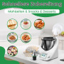 Inwee Couteau Mélangeur pour Thermomix TM7, Couteau Lame de Rechange pour Vorwerk Thermomix TM5, TM6, TM7,TMF en Acier Inoxydabl