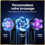 Oral-B Brosse A Dents Electrique iO 9 Noire, 7 Modes De Brossage Dont Blancheur Et Soin Des Gencives, 16 Zones De Nettoyage, Ecr