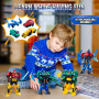 Robot Transforming 2 en 1 Stego Blast Wing, 7,28 pouces, Jouets Transformable pour enfants, Jouets Transforming Chariot et Robot