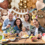Anniversaire 1 An Decoration Garcon, Ballon Joyeux Anniversaire avec Ballons Marron Bohème, Bannière Happy Birthday, Ballons Ann