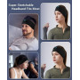 Navly Casque de Sommeil, Bandeau de Sport de 10 Heures avec écouteurs Doux et Confortables avec Haut-parleurs stéréo HD Ultra Fi