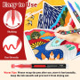 Gelanty Feutre Acrylique, 72 couleurs Acrylic Paint Marker avec embout pinceau flexible, liquide direct Acrylic Brush Marker feu