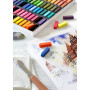 Faber-Castell 128224AZ Demi pastel carre tendre boîte de 24 Multicolore