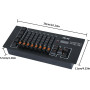 ZonQoonz Contrôleur DMX, Contrôleur DJ DMX512 40 Canaux avec Batterie Intégrée, Console de Mixage DMX pour éclairage de Scène, D