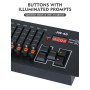 ZonQoonz Contrôleur DMX, Contrôleur DJ DMX512 40 Canaux avec Batterie Intégrée, Console de Mixage DMX pour éclairage de Scène, D