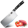 SHAN ZU Feuille de Boucher Couteau de Chef Chinois Couperet de Cuisine Acier Inoxydable - CLASSIC Series