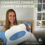 SOLAURENT Oreiller Ergonomique Cervical - Orthopédique - Cervical - Oreiller - Mémoire de Forme - Coussin Ergonomique Cervical -
