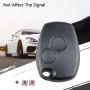 HooRLZ Coque Clé R-enault, pour R-enault Twingo Kangoo Clio Modus Boitier Clé Twingo 2, Coque Clé Kangoo, Clef Modus - 2 Boutons