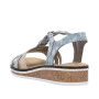 Rieker Femme Sandales V36G4, Dame Sandales Fines