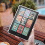 CoBak Étui pour 7" Kindle Paperwhite 2024 (12e Génération) et Kindle Colorsoft & Hanvon avec Dragonne, Durable, Lecture Conforta