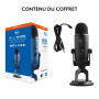 Logitech for Creators Blue Yeti Microphone USB pour Enregistrer, Streaming, Gaming, Podcast sur PC & Mac, Micro condensateur pou
