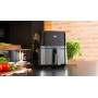 Cecotec Friteuse sans Huile 5,5 L Cecofry Full InoxBlack Pro 5500. 1600 W, Diététique, Numérique avec Finitions en Acier inoxyda