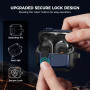 AhaStyle Coque Samsung Galaxy Buds3/Buds3 Pro/Buds 3 FE (2025) avec Clip de Verrouillage Sécurisé Housse Etui de Protection Anti