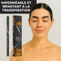 LAXISCREED Crayon Sourcil Waterproof Longue Tenue 2 en 1, Double Embout avec Crayon à Sourcil Microblading 4 Pointes et Eyeliner