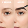 LAXISCREED Crayon Sourcil Waterproof Longue Tenue 2 en 1, Double Embout avec Crayon à Sourcil Microblading 4 Pointes et Eyeliner