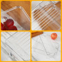 DUBUOZA Lot de 10 Bacs de Rangement Garde-Manger (2 Tailles),Organiseur Frigo Cusine Rangement Frigo,Convient pour la Cuisine, l