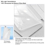Coque pour Samsung Galaxy Tab S10 Lite/S10 FE/S9 FE 10,9 Pouces/S9 11 Pouces avec S Pen Porte-Stylet, Étui Housse Arrière Clair 