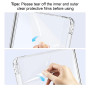Coque pour Samsung Galaxy Tab S10 Lite/S10 FE/S9 FE 10,9 Pouces/S9 11 Pouces avec S Pen Porte-Stylet, Étui Housse Arrière Clair 