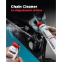 IPONE – Pack Entretien Chaine Moto Route – Road Care – CHAIN CLEANER 750 ML + X-TREM CHAIN ROAD 750 ML + Brosse de Chaîne