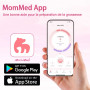 MOMMED Test de Grossesse, 5 X emballés individuellement HCG Test, sensibilité HCG de 25 mIU(25 Ng/L), Pregnancy Test, Détection 