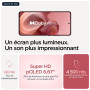Moto g 86 8, 256 Go, Smartphone debloqué, écran 6,67", Appareil Photo 50 MP, Batterie 5200 mAh, Chrysanthemum (Rouge), Coque de 