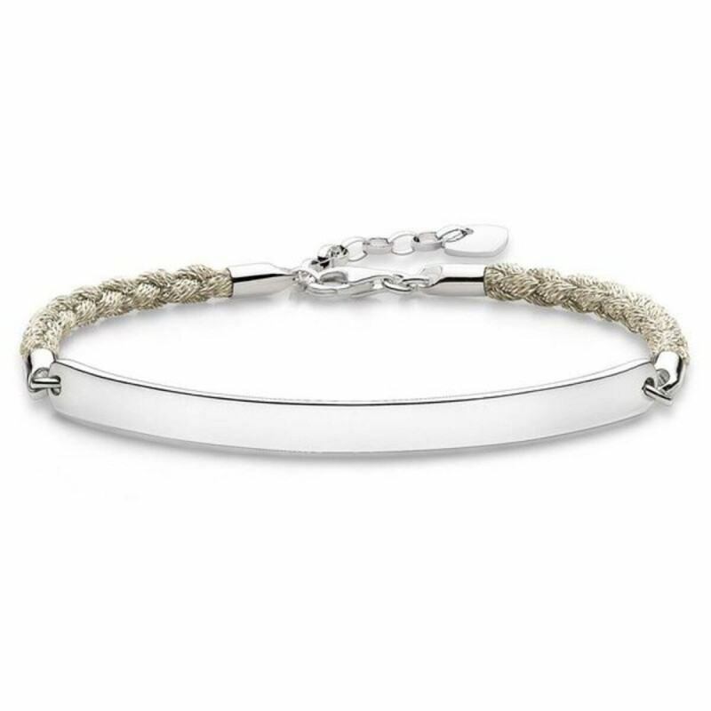 Image secondaire de Bracelet Femme Thomas Sabo LBA0029-173-19 Argenté Blanc 15-18 cm 19,5 cm